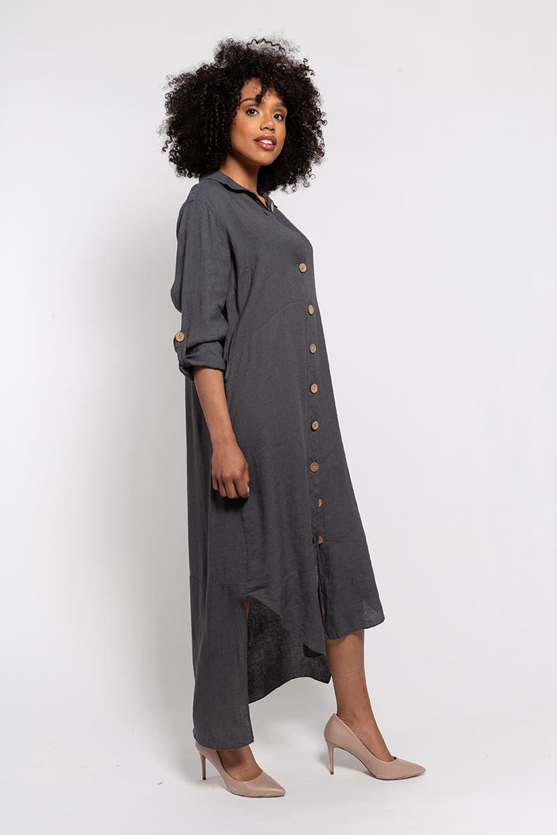 Linen Shirt Dress