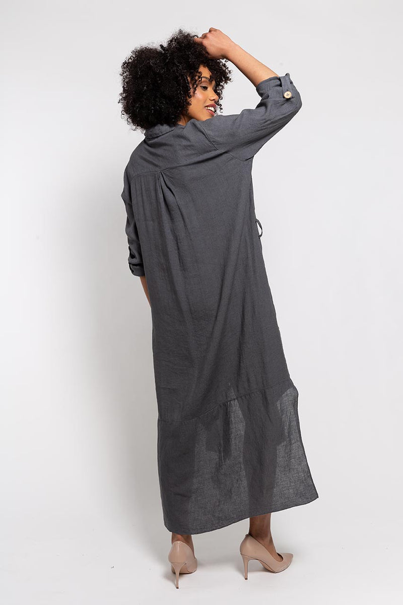 Linen Shirt Dress