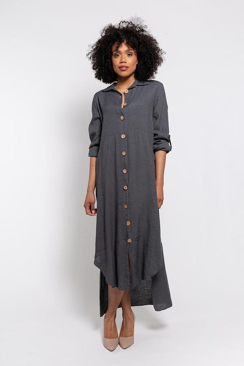 Linen Shirt Dress