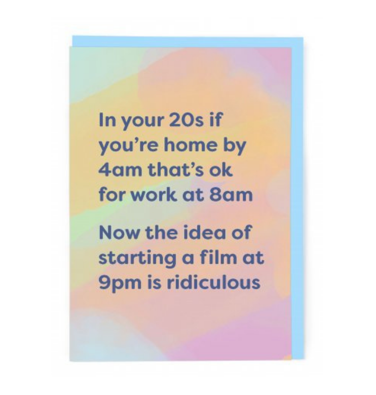In your 20s Card