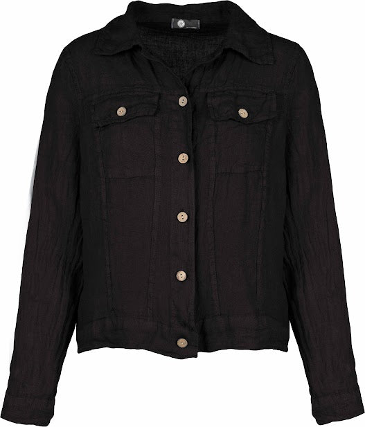 Linen Jacket Top