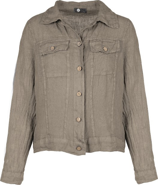 Linen Jacket Top