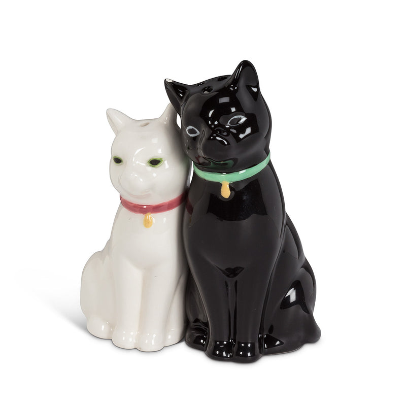 Cuddling Cat Salt and Pepper Shakers