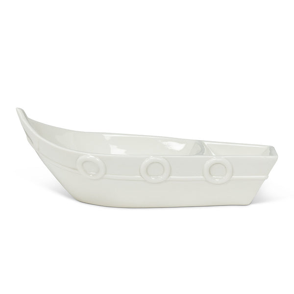 Large Divided Boat Dish