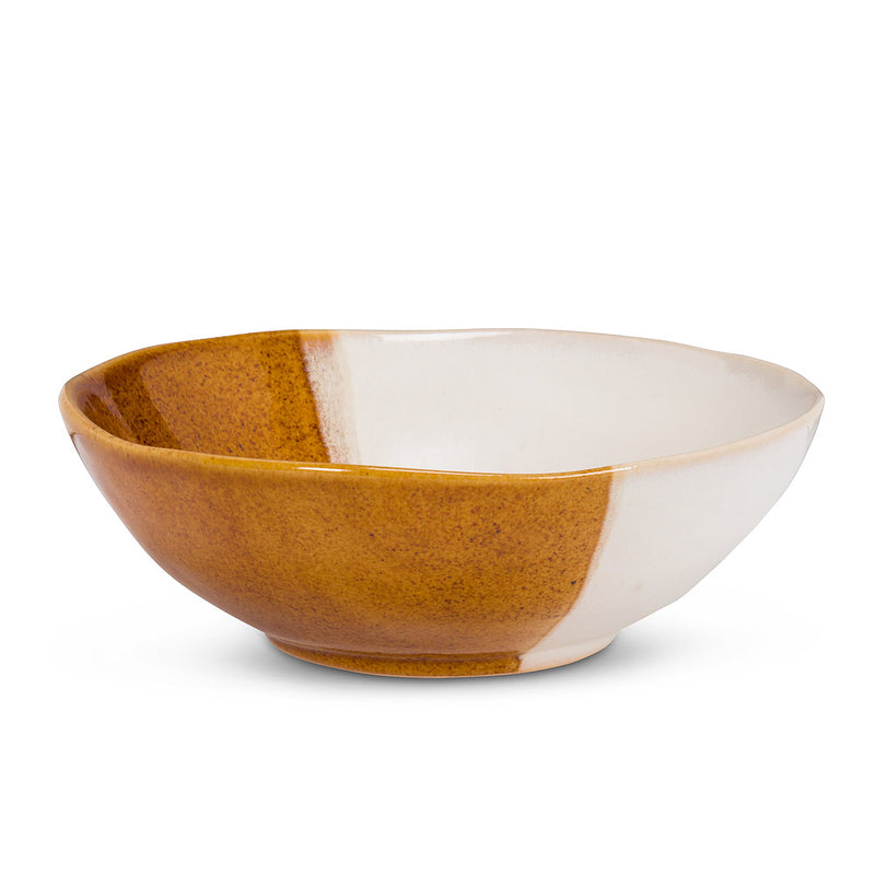 Tri-Colour Small Bowl - WHITE