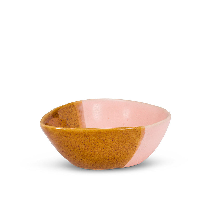 Tri-Colour Mini Teardrop Bowl - PINK