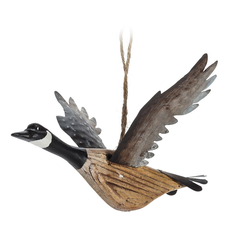 Flying Canada Goose Ornament
