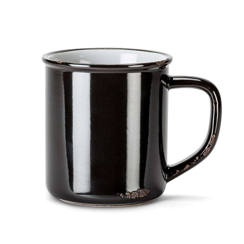 Enamel Look Mug - BLACK
