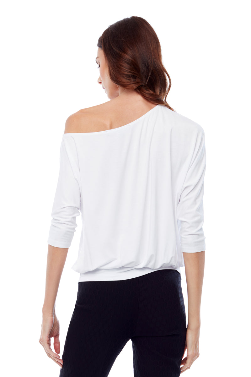 Off-the-Shoulder 3/4 Sleeve Top