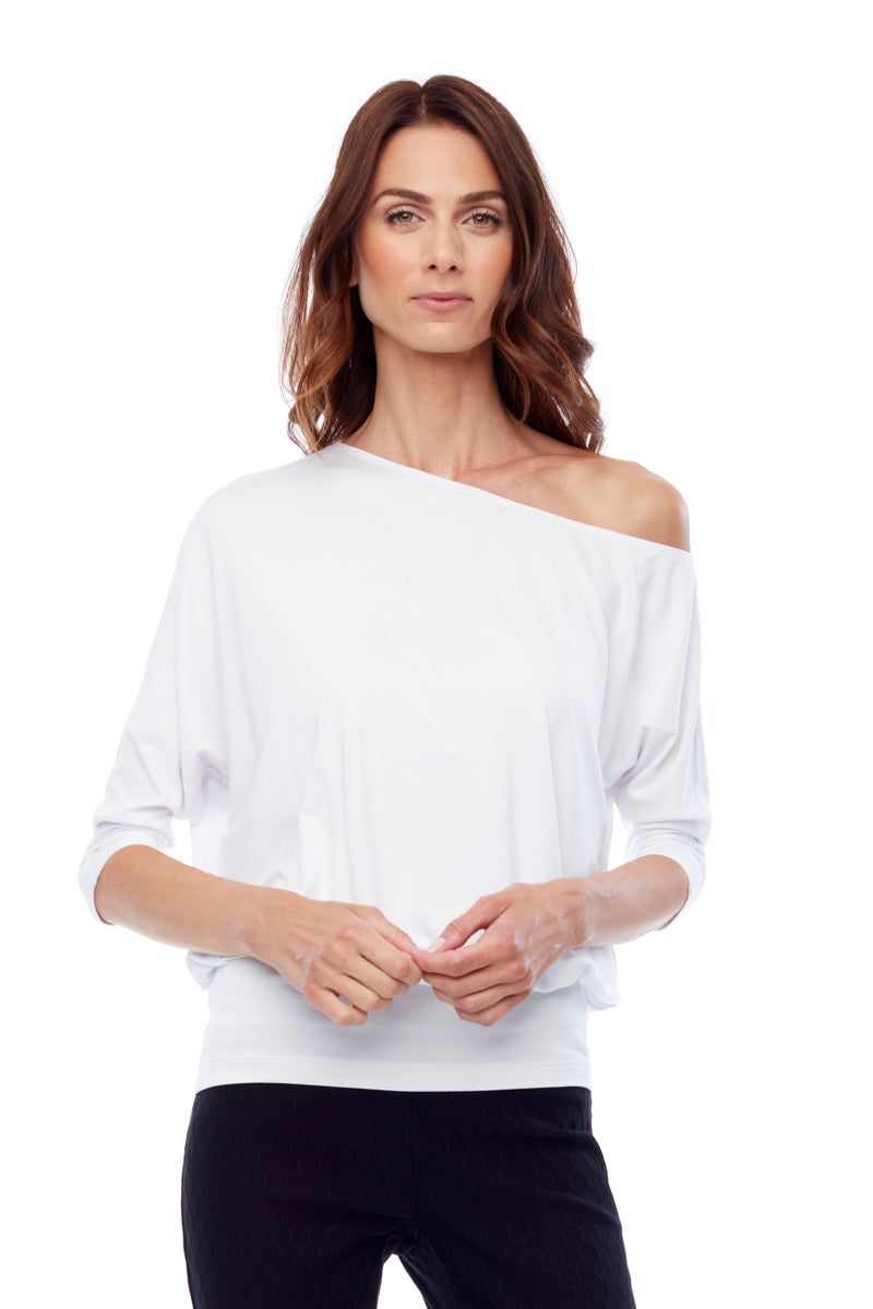 Off-the-Shoulder 3/4 Sleeve Top