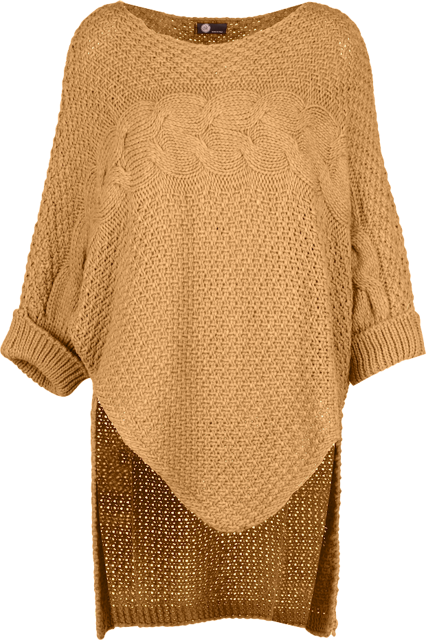 High-Low Knit Sweater