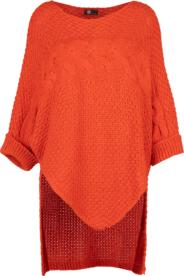 High-Low Knit Sweater