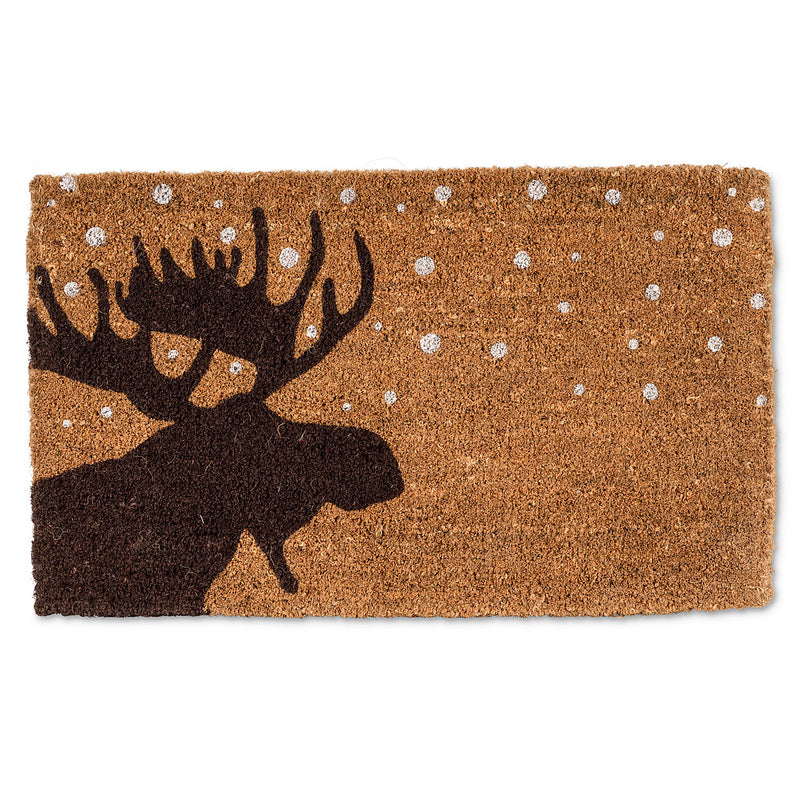 Moose in the Snow Doormat