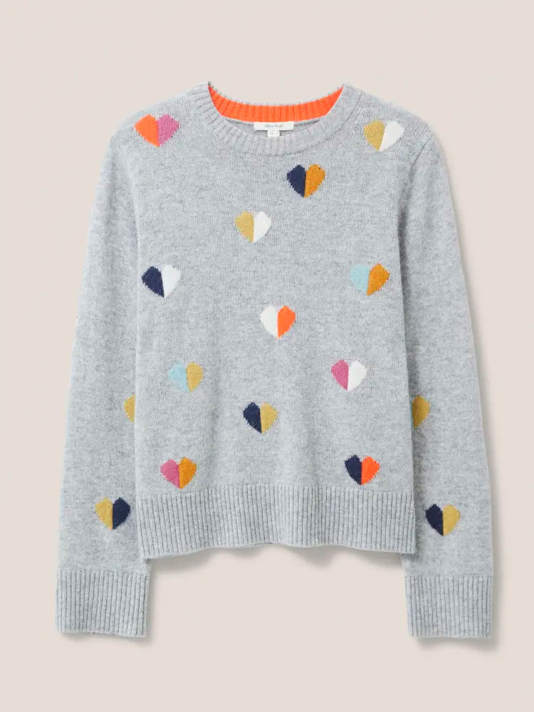 Multi Heart Sweater