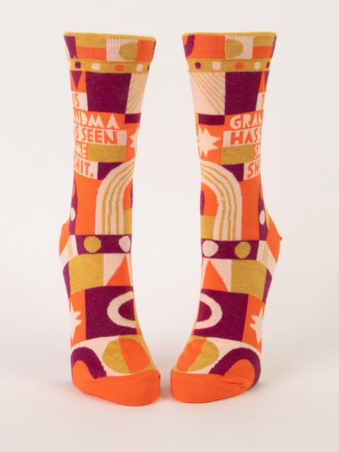 Grandma's Seen Shit Crew Socks