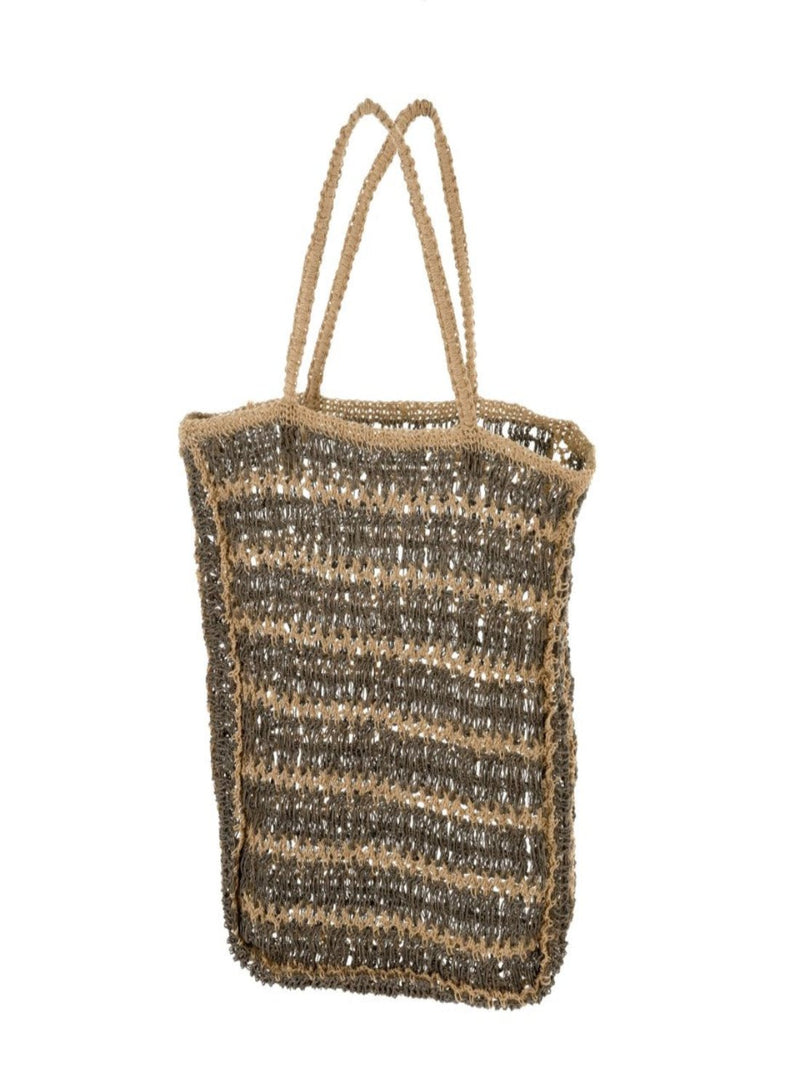 Handloom Grey Tote