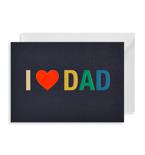 I Heart Dad Father's Day Card