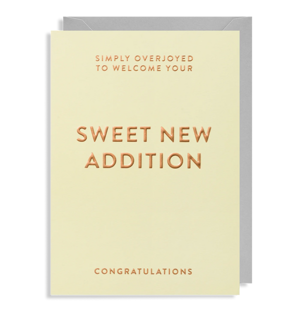 Sweet New Addition Card