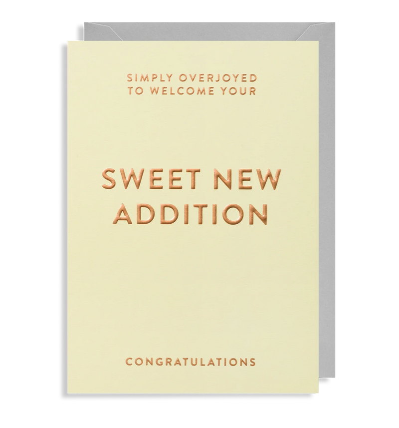 Sweet New Addition Card
