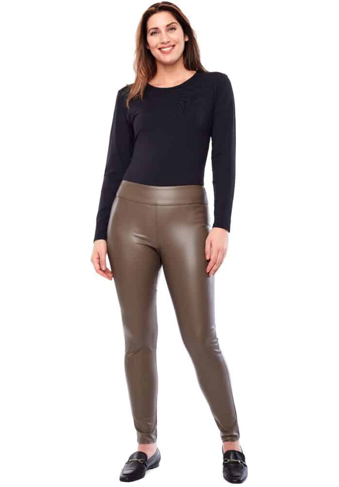 Vegan Leather Soft Slim Pant