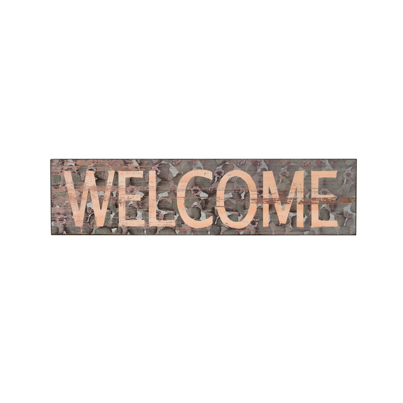 Welcome Wood Sign