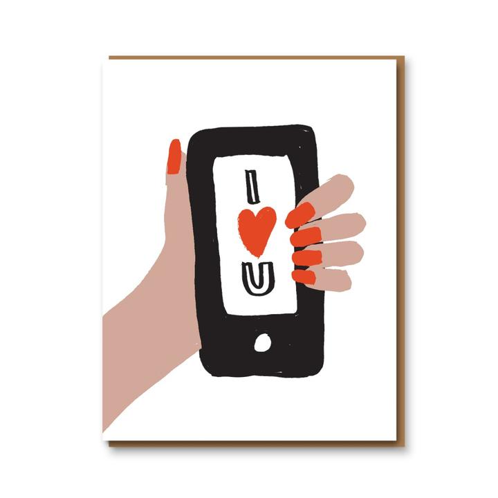 Love Text Card