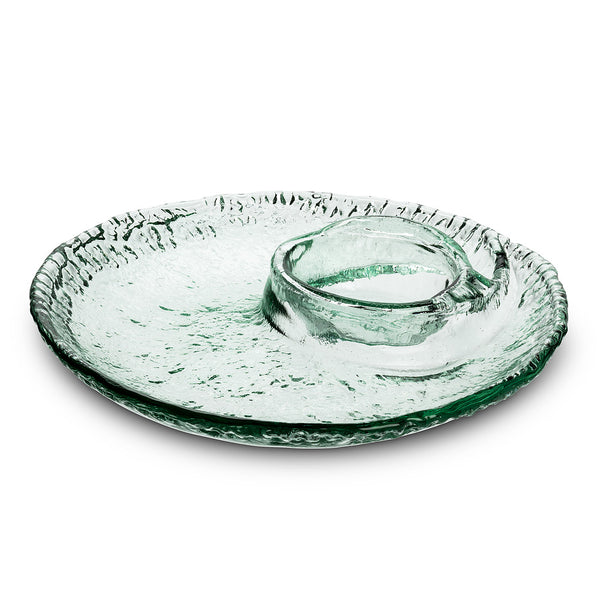 Large 1-Piece Chip & Dip Dish