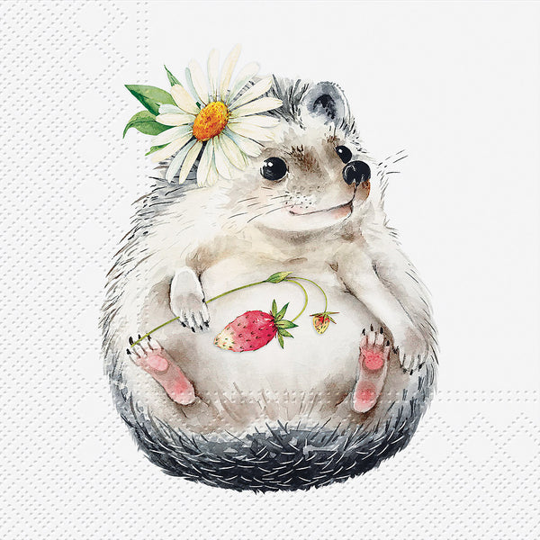 Strawberry Hedgehog Napkins