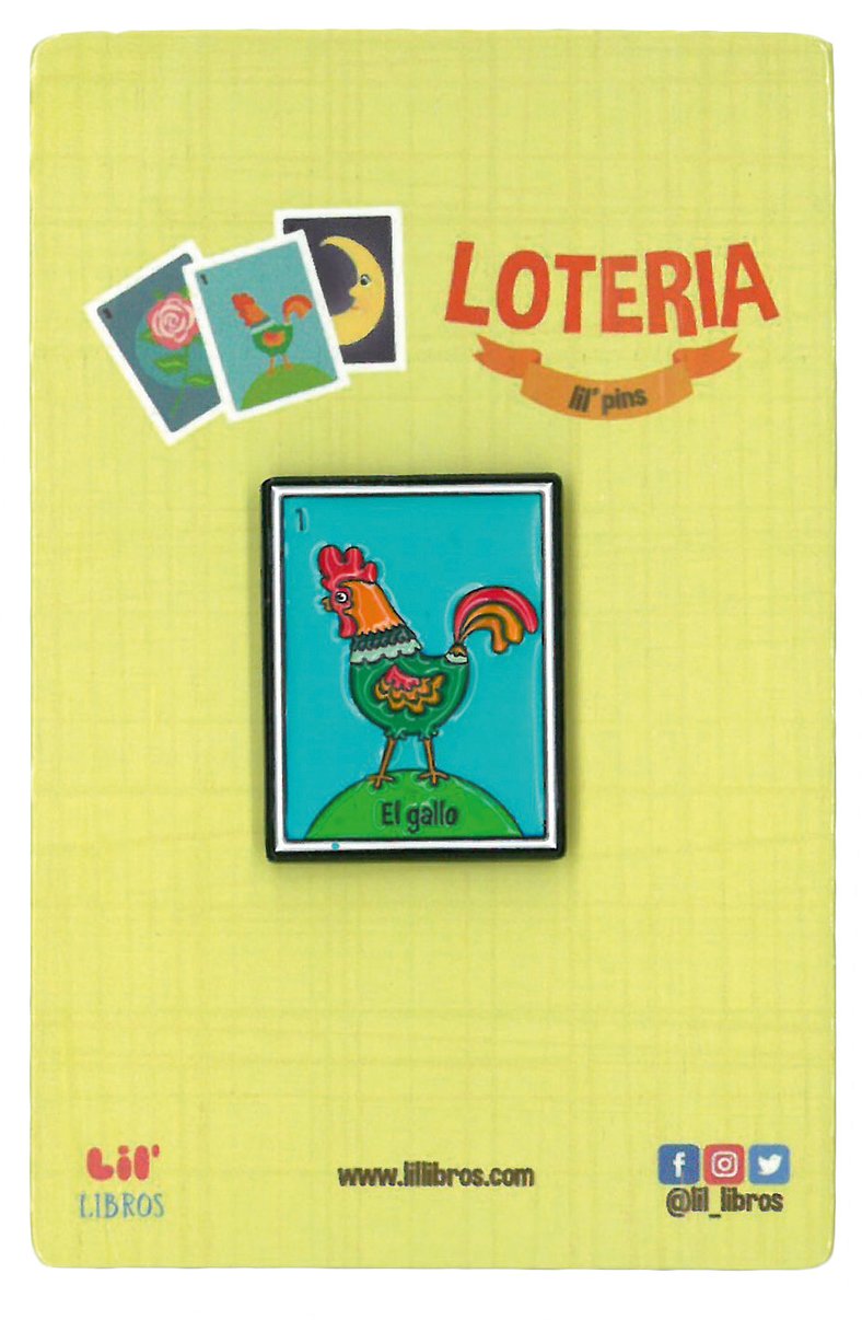 Rooster Enamel Pin