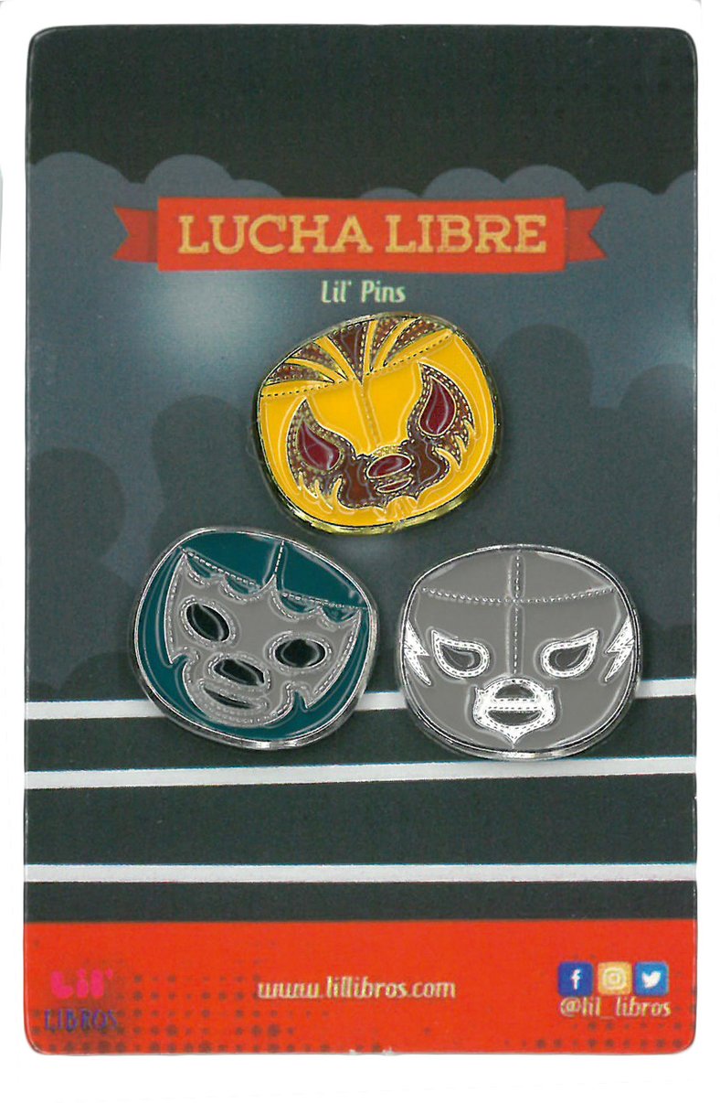 Lucha Libre Enamel Pins