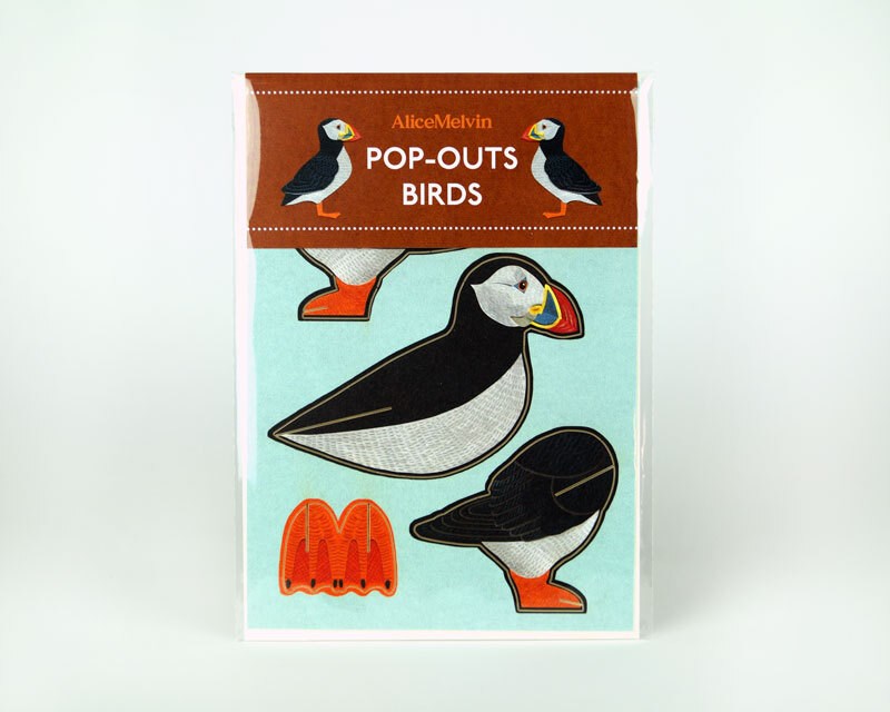 Puffin Pop Out Card