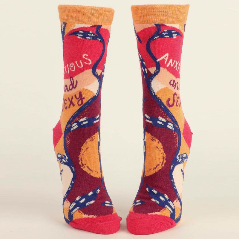 Anxious and Sexy Crew Socks