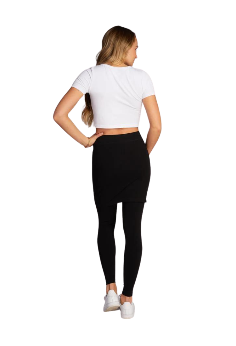 Bamboo Leggings with Skirt