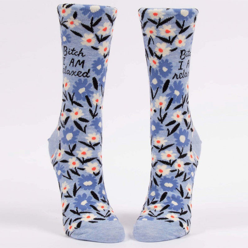 Bitch I AM Relaxed Crew Socks