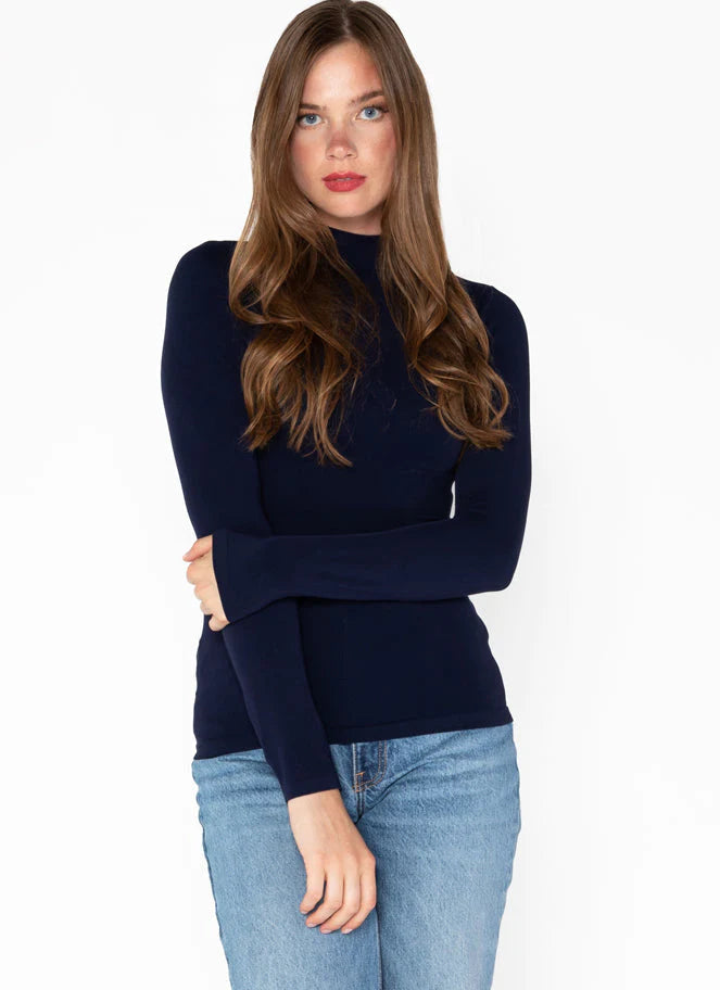 Bamboo Mock Neck Top