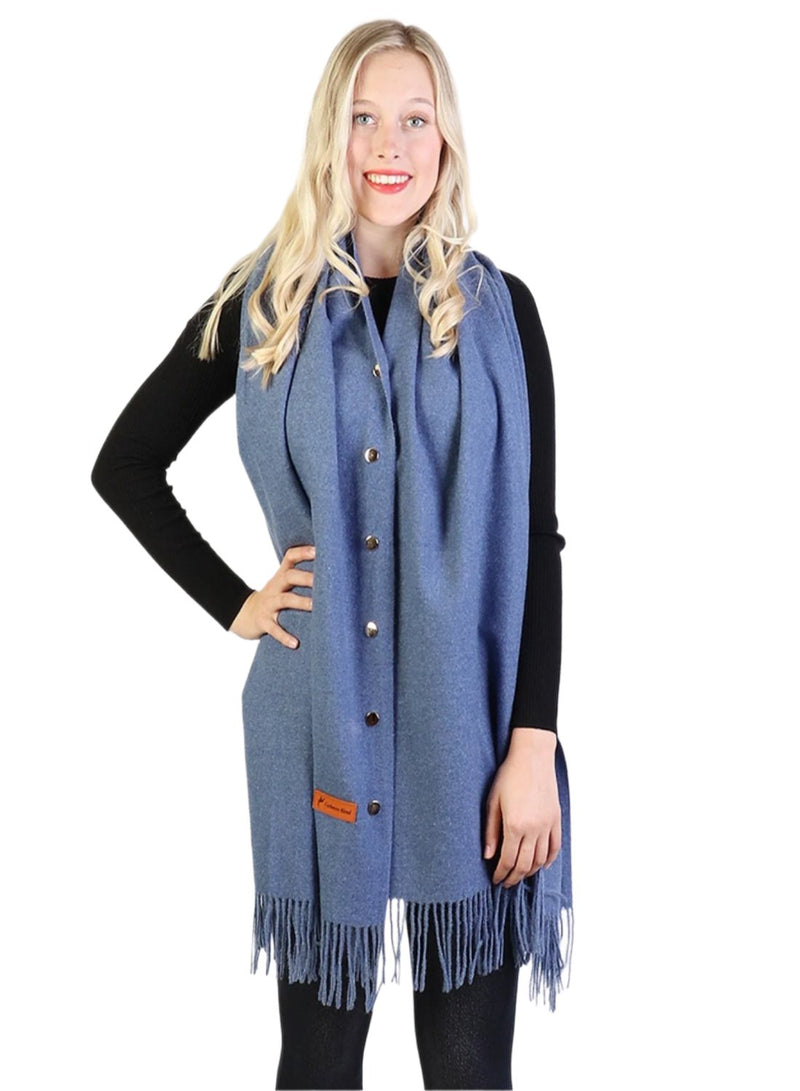 Shawl with Snaps