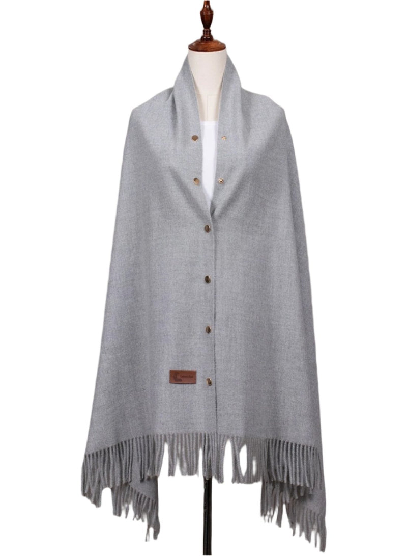 Shawl with Snaps