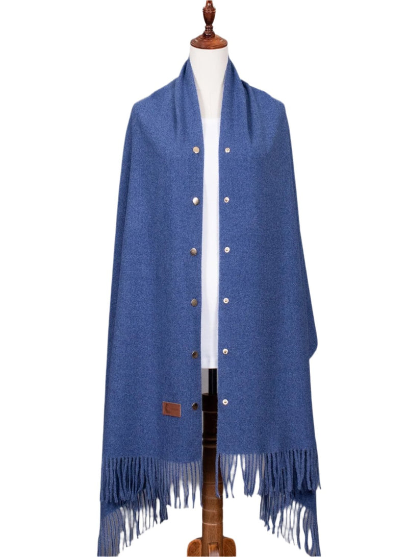 Shawl with Snaps