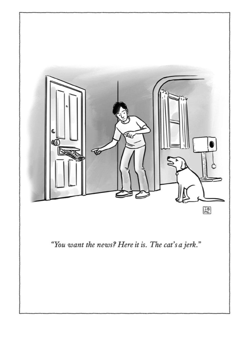 Cat's a Jerk Card