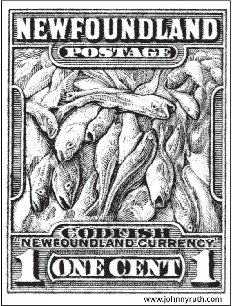 Cod Stamp Sticker