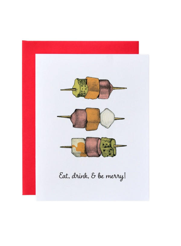 Eat Drink Be Merry Card