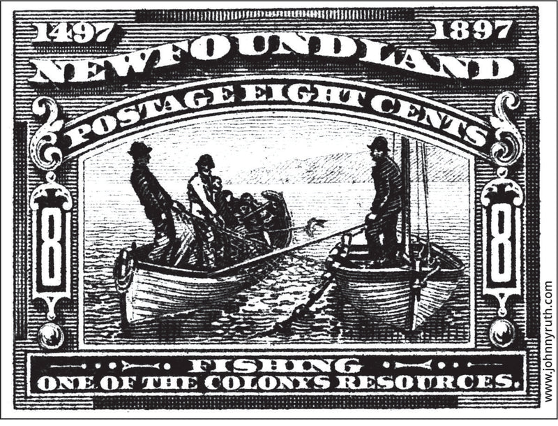 Fishing Stamp Sticker