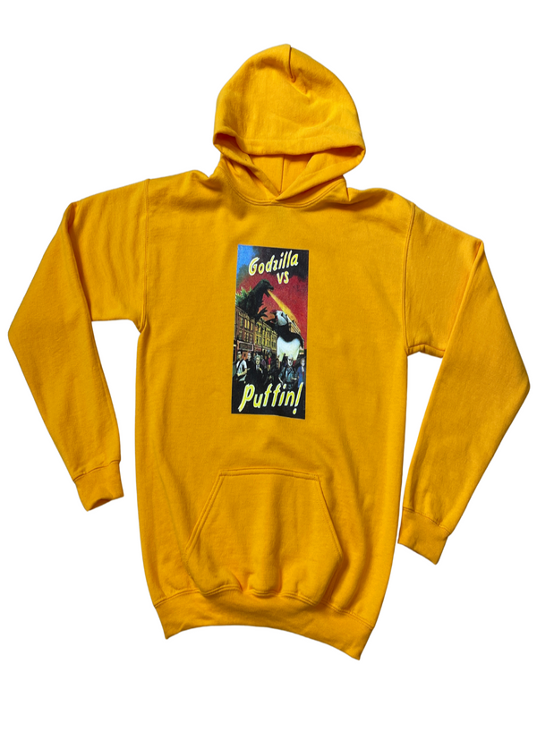 Godzilla VS Puffin Hoodie - Youth
