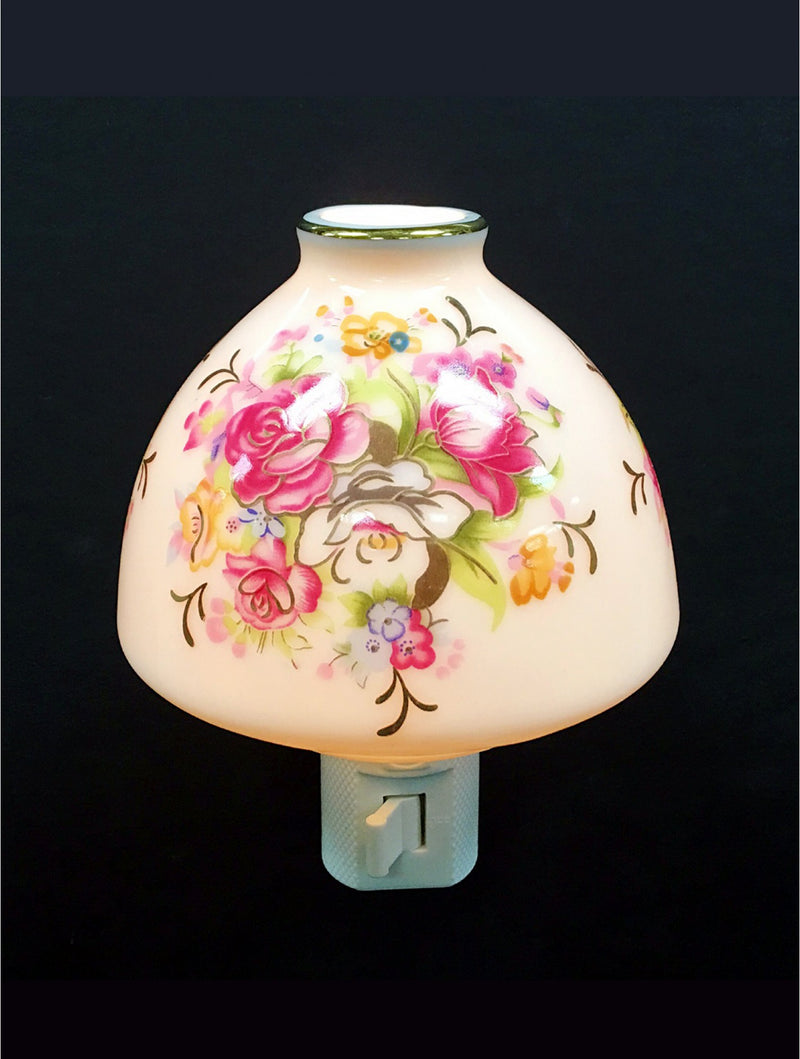 Porcelain Flower Night Light
