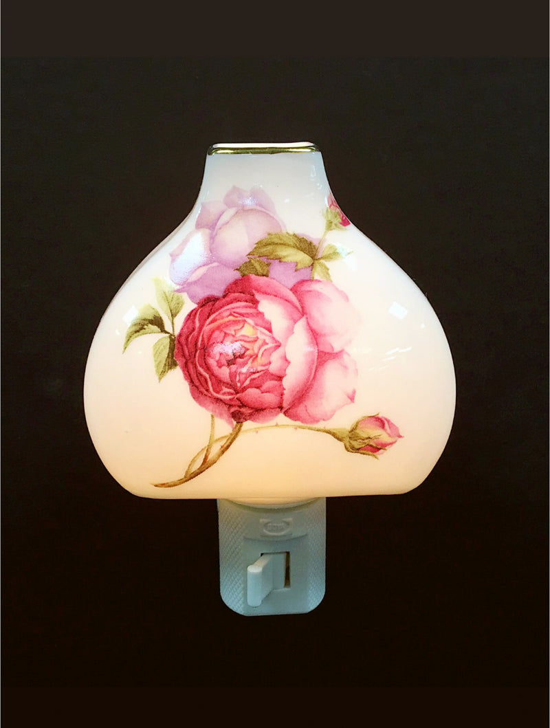 Porcelain Flower Night Light
