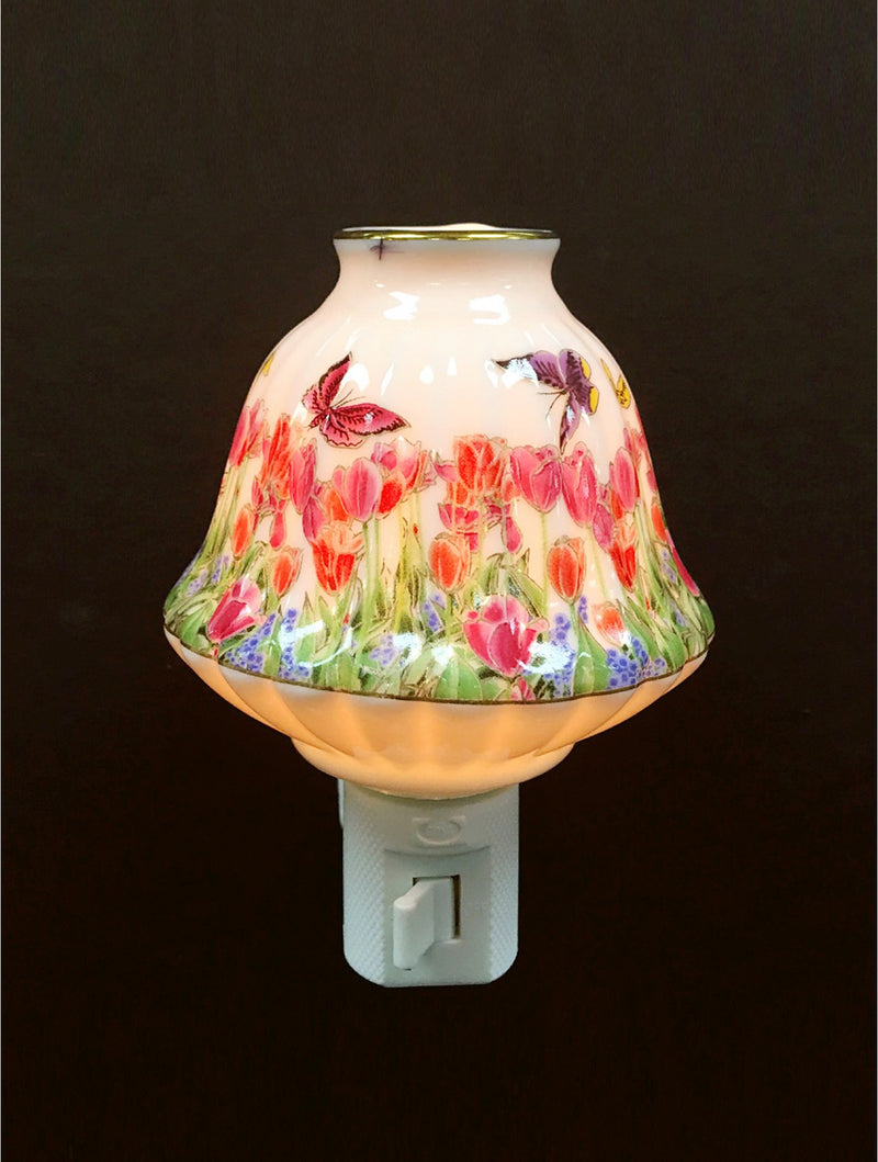 Porcelain Flower Night Light