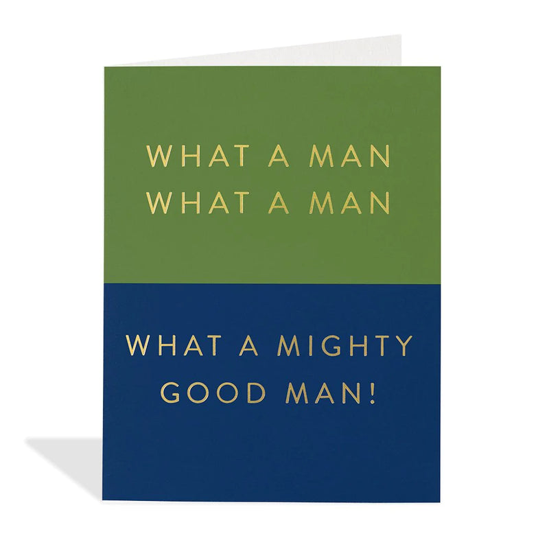 What a Mighty Good Man Card