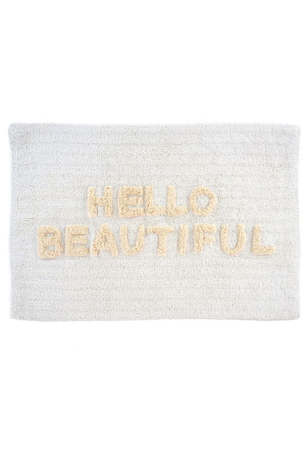 Hello Beautiful Bathmat