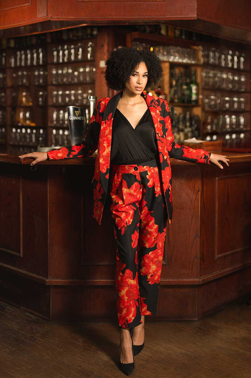 Floral Print Blazer