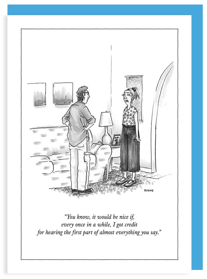 Would Be Nice New Yorker Card